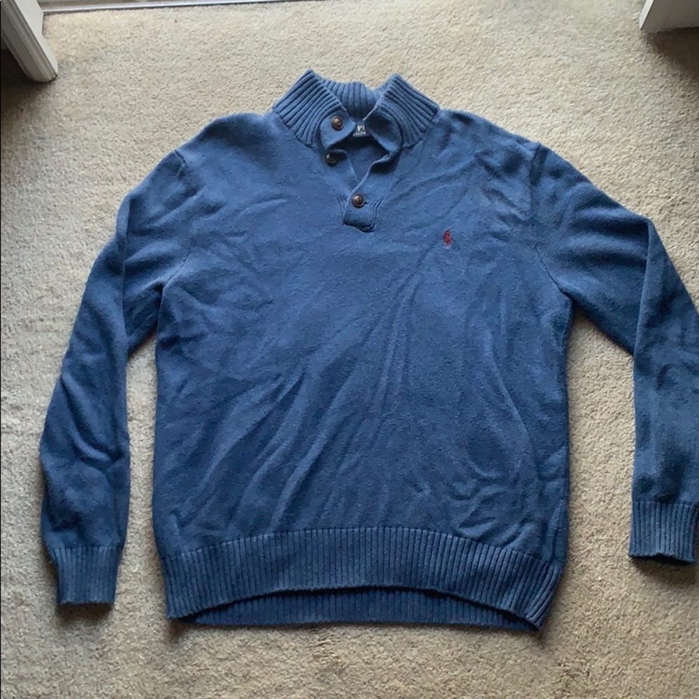 Polo 3/4 button sweater. Size XL